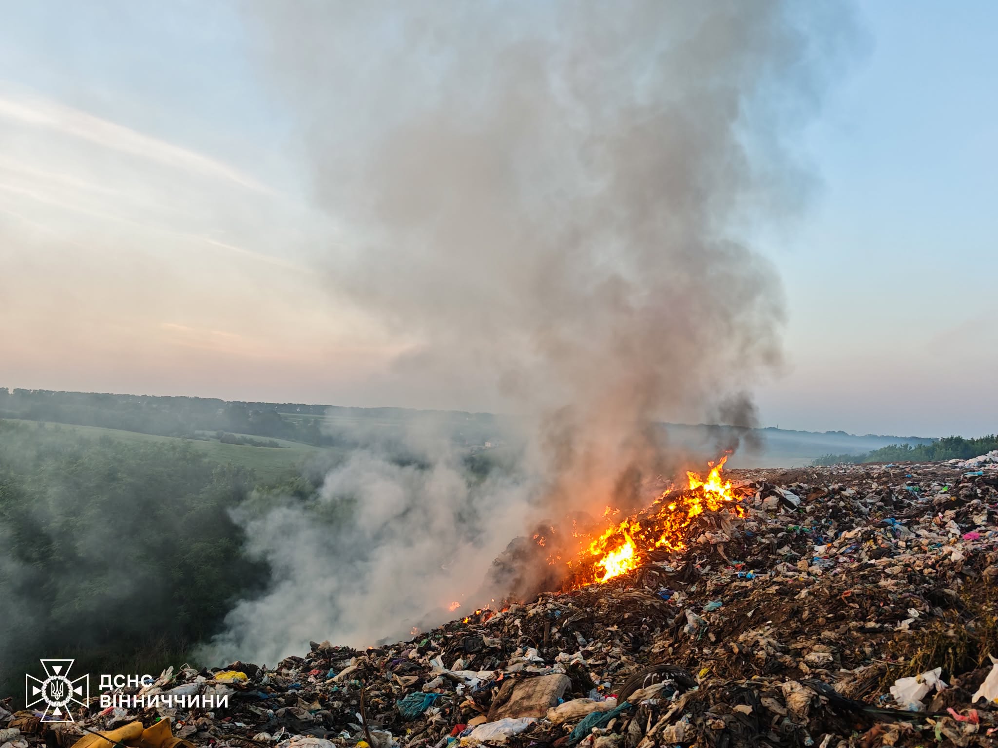 На Вінниччині зросла кількість пожеж на відкритих територіях