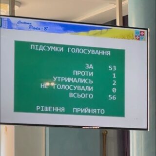 Результати голосування за тариф.
