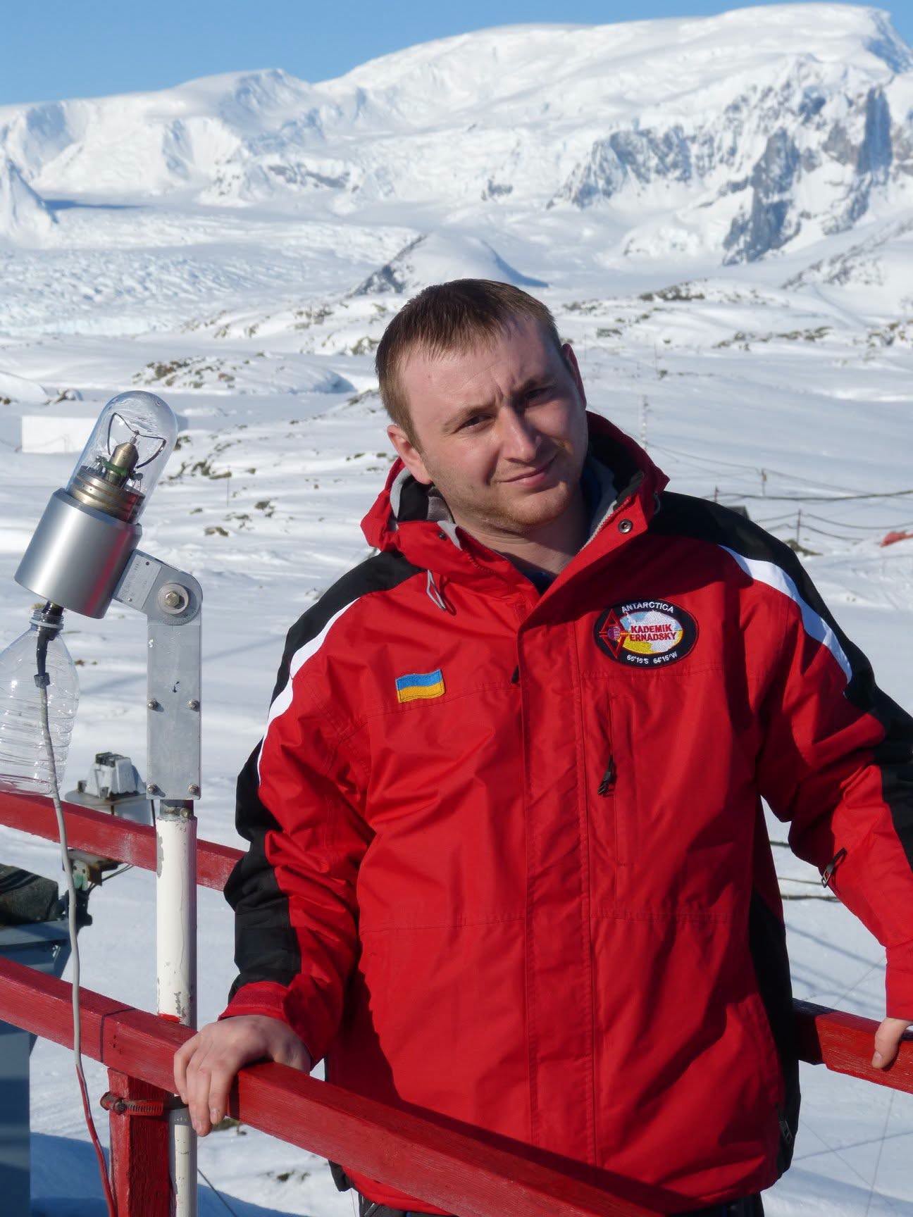 Полярник з Вінниччини Олександр Афтенюк зустрів день народження в Антарктиді