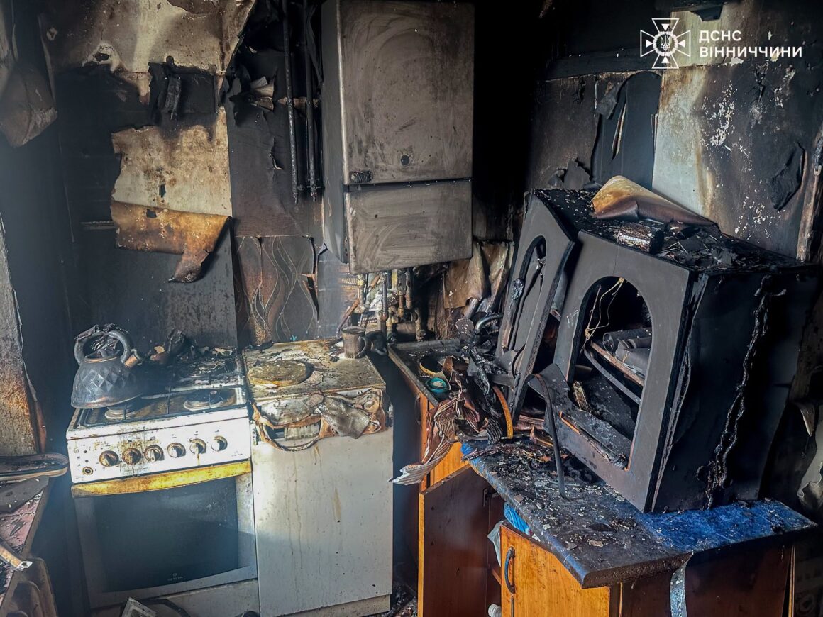 У Місті Бар на Вінниччині під час пожежі загинув чоловік