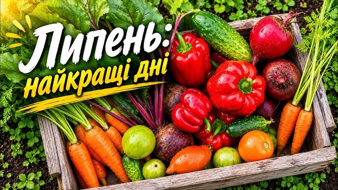 Липень на городі: Місячний посівний календар на липень 2026 року