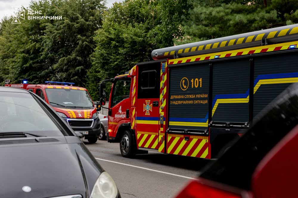 У Вінниці сталася пожежа у лікарні. 30 людей вивели на вулицю