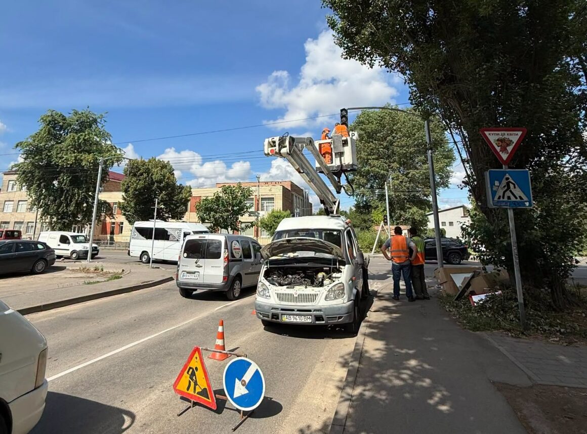У Вінниці облаштовують безпечний перехід на вулиці Максима Шимка