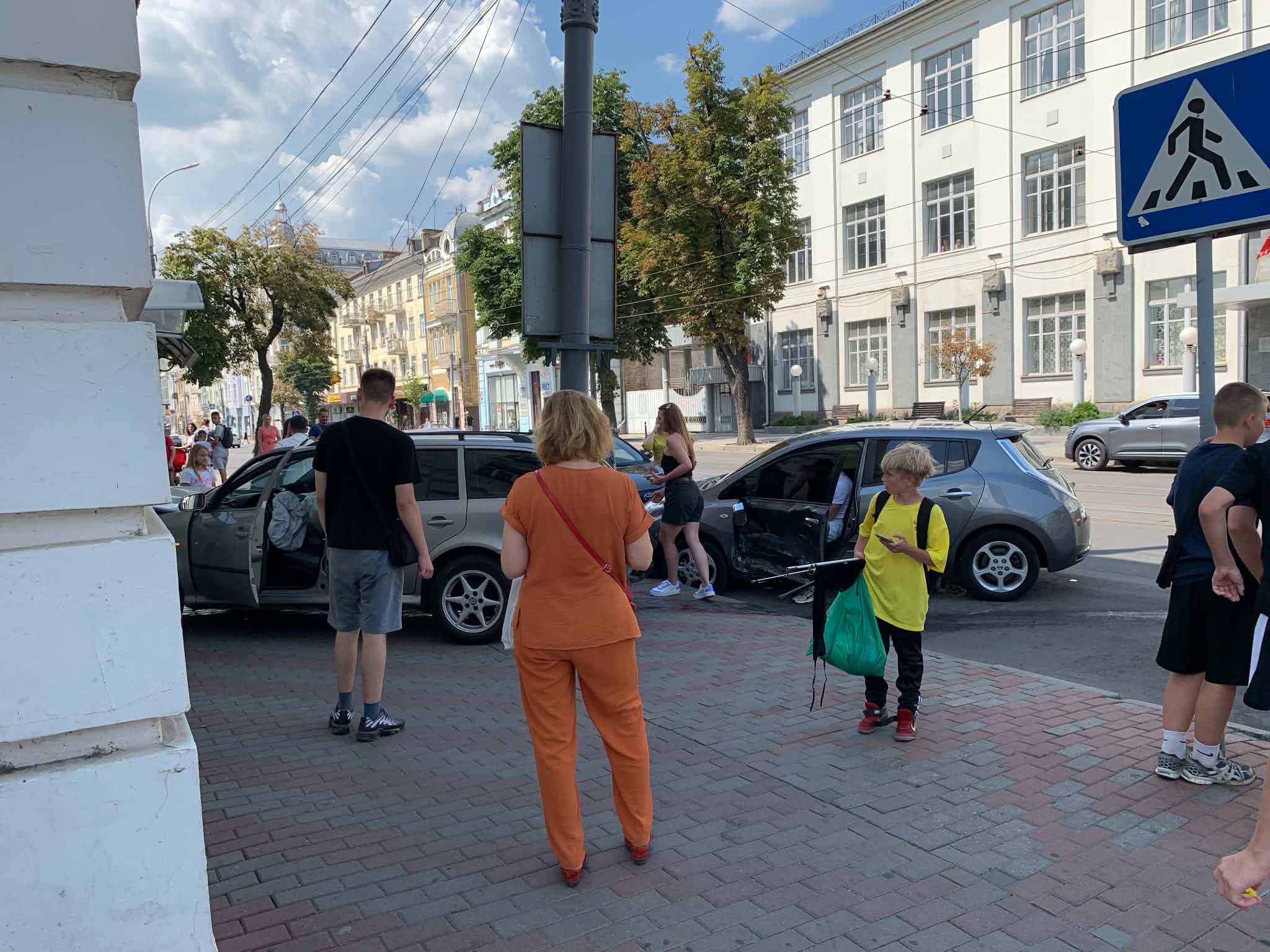 Винуватцем резонансної ДТП у центрі Вінниці був п’яний водій. Фото