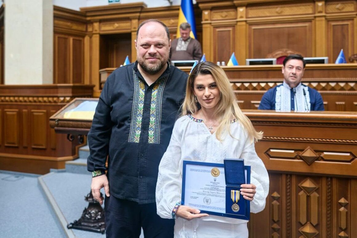 Народна депутатка з Вінниччини Лариса Білозір отримала нагрудний знак за розвиток парламентаризму