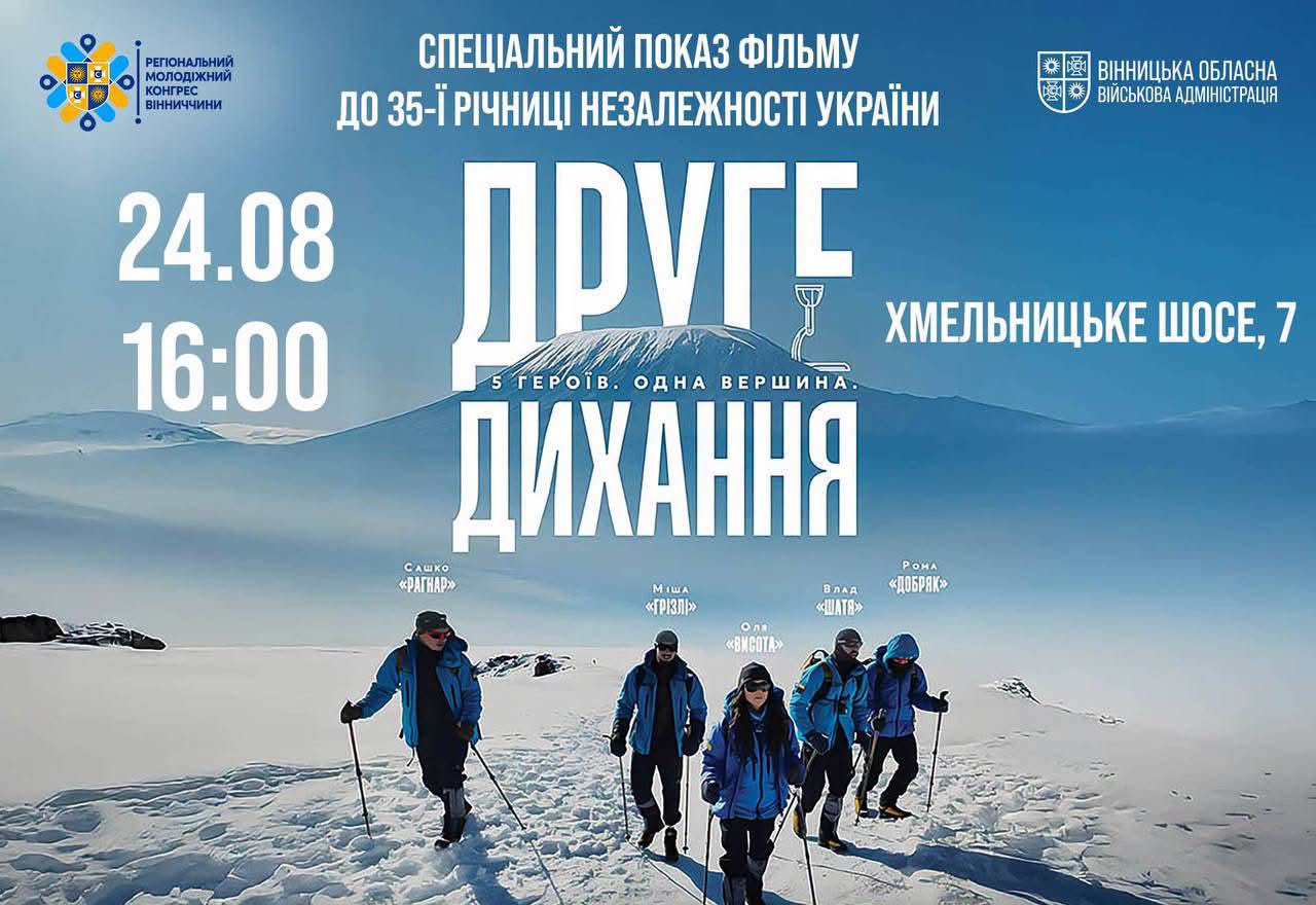 У День Незалежності вінничанам покажуть, як п’ятеро бійців підкорили Кіліманджаро