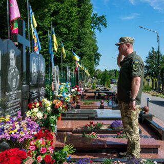 Командир бригади «Помста», генерал-лейтенант Сергій Дейнеко.
