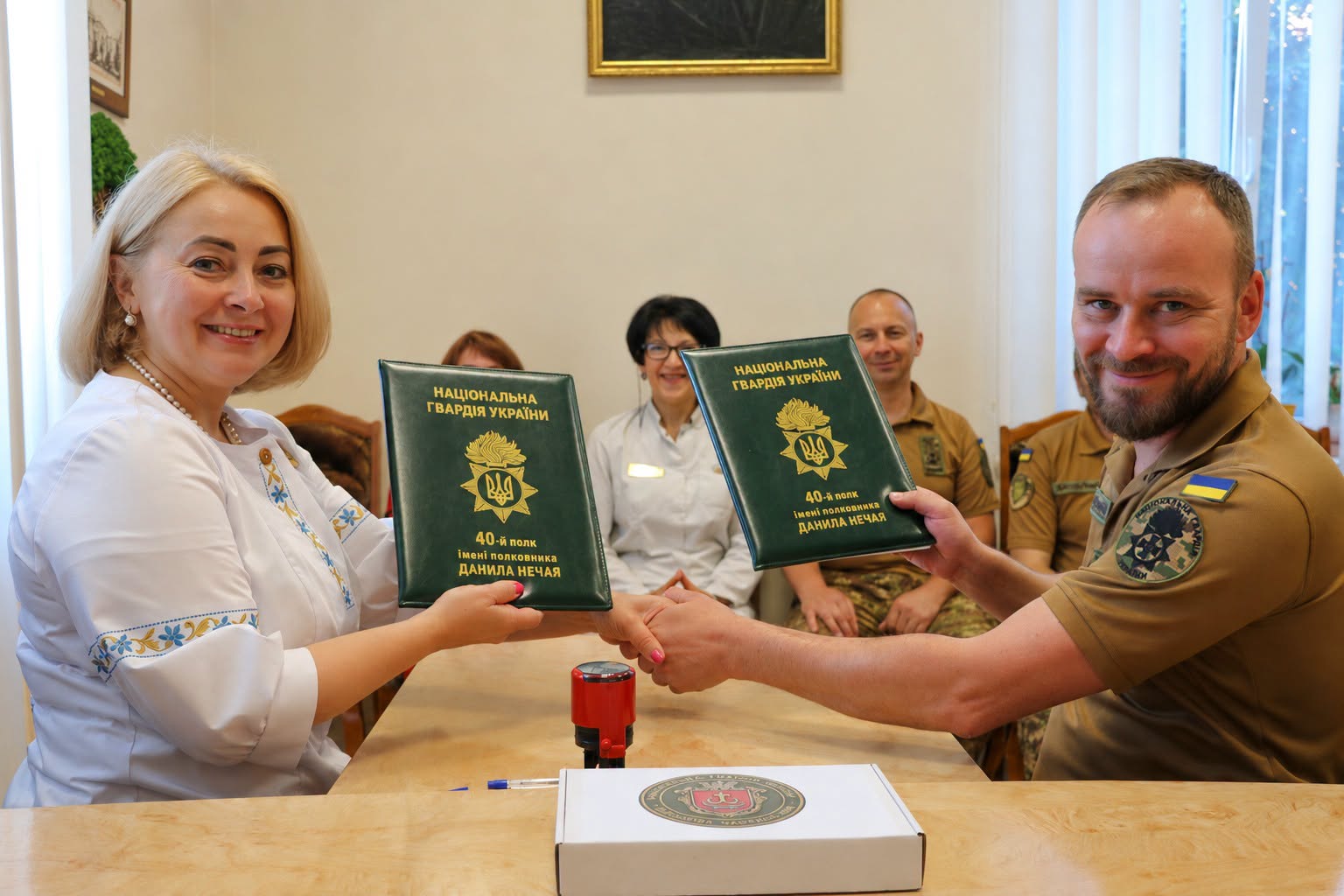 Вінницький 40 полк НГУ підписав меморандум з реабілітаційним центром задля підтримки військовослужбовців