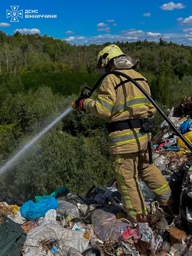 На Вінниччині сталося десять пожеж на відкритих територіях