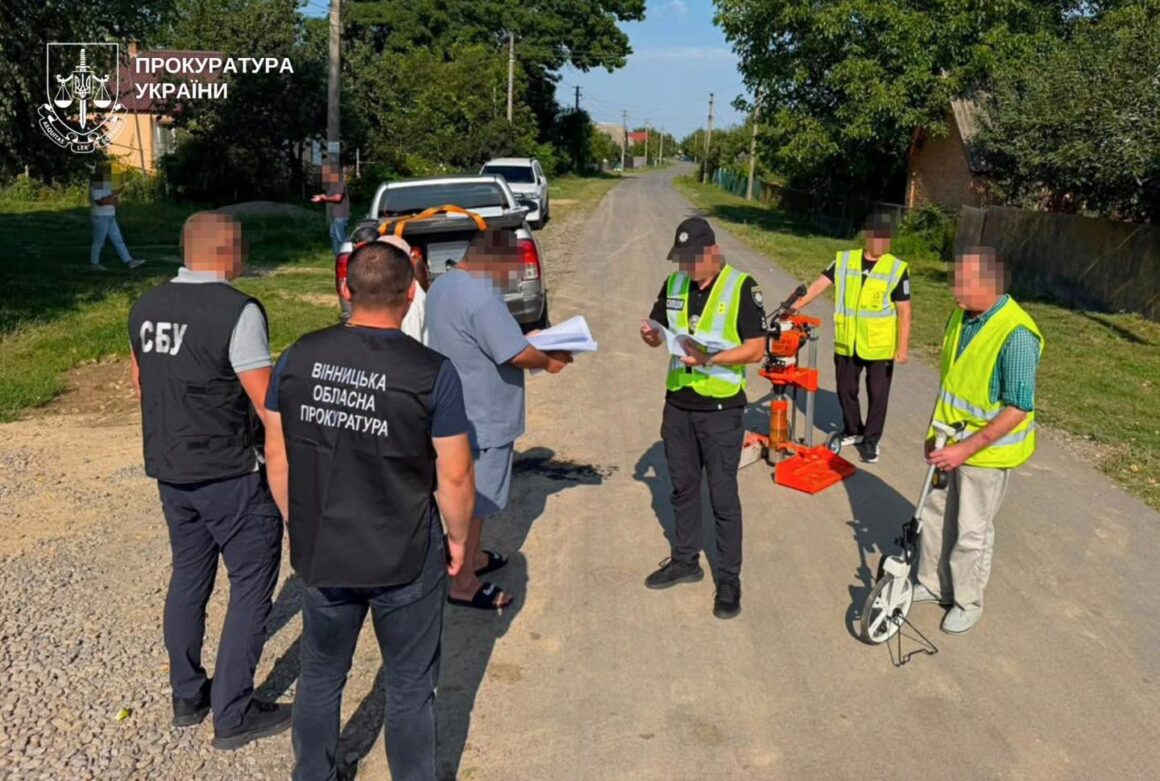 На Вінниччині викрили схему розкрадання 60 мільйонів гривень на ремонті доріг