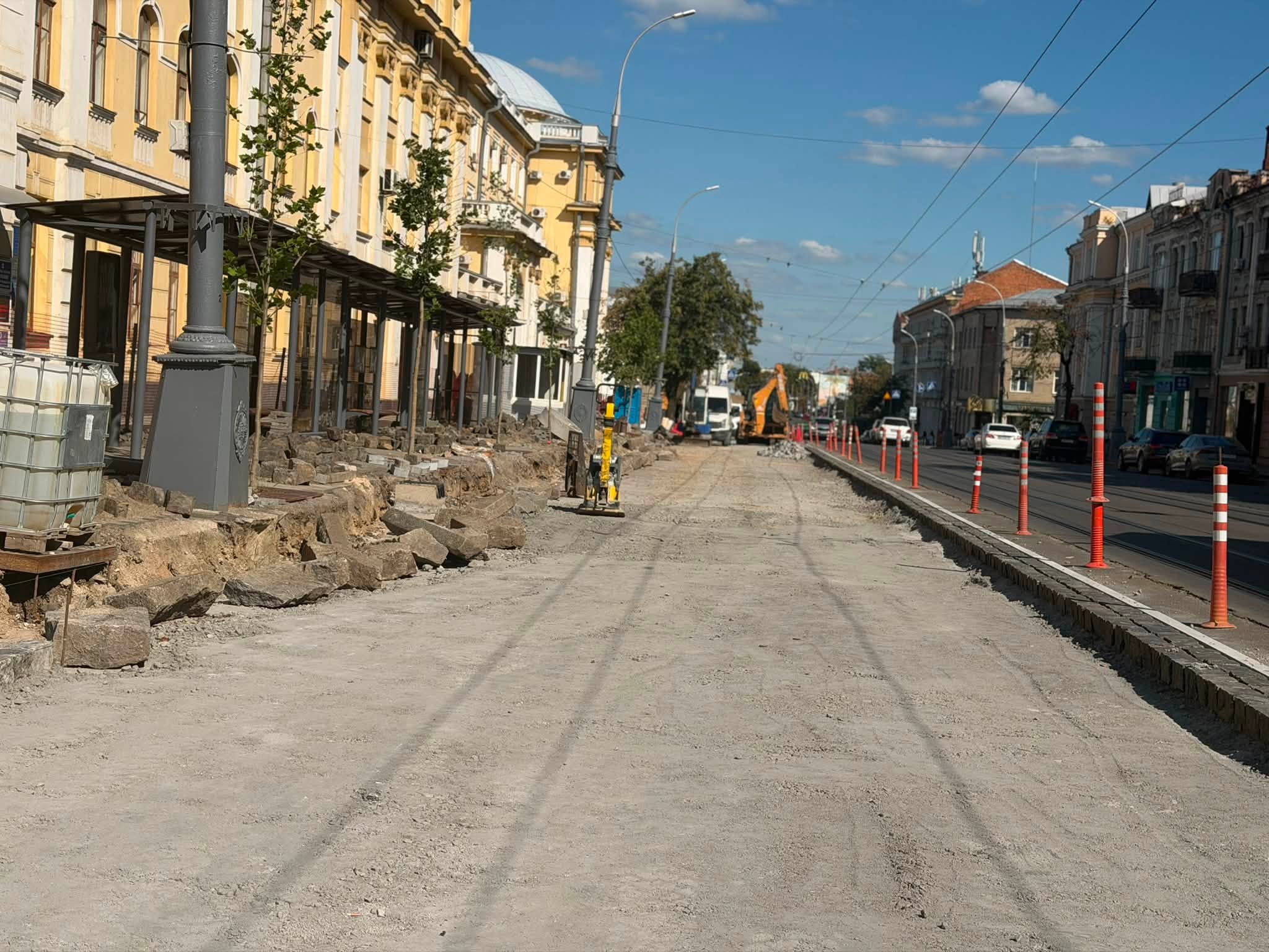 У Вінниці тривають роботи на Соборній