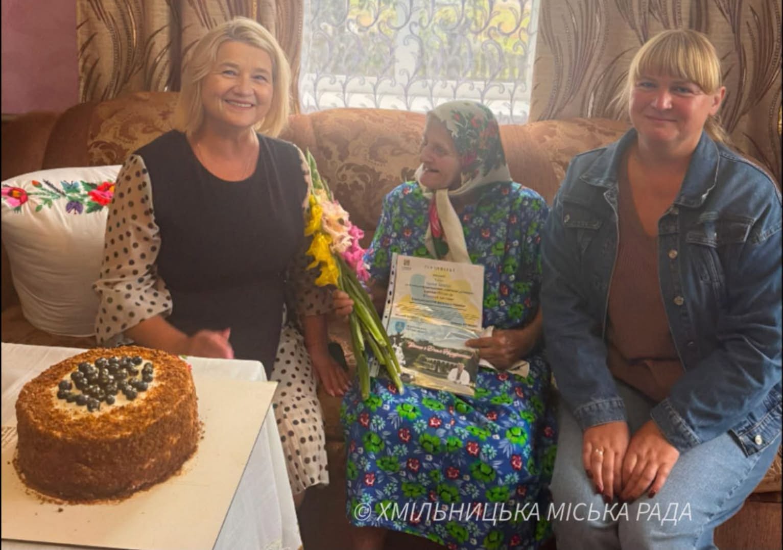 Сторічний ювілей відзначила Євдокія Рибак  з Хмільницького району