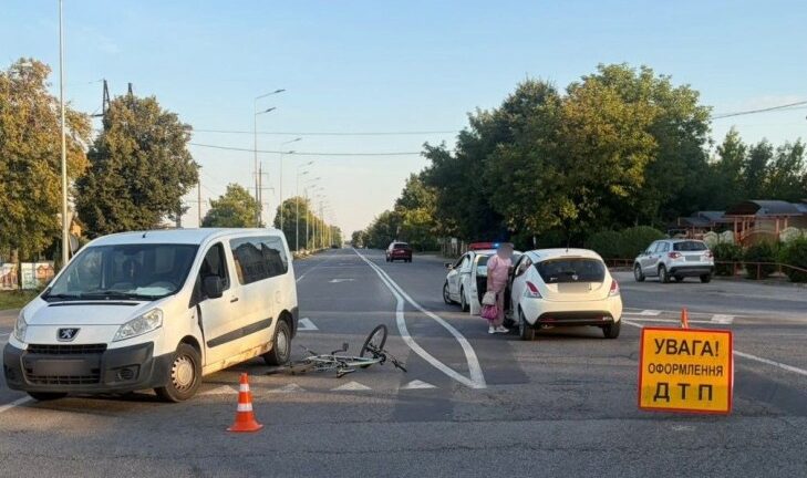 На Вінниччині в аваріях травмувались пасажирка мотоцикла та велосипедист