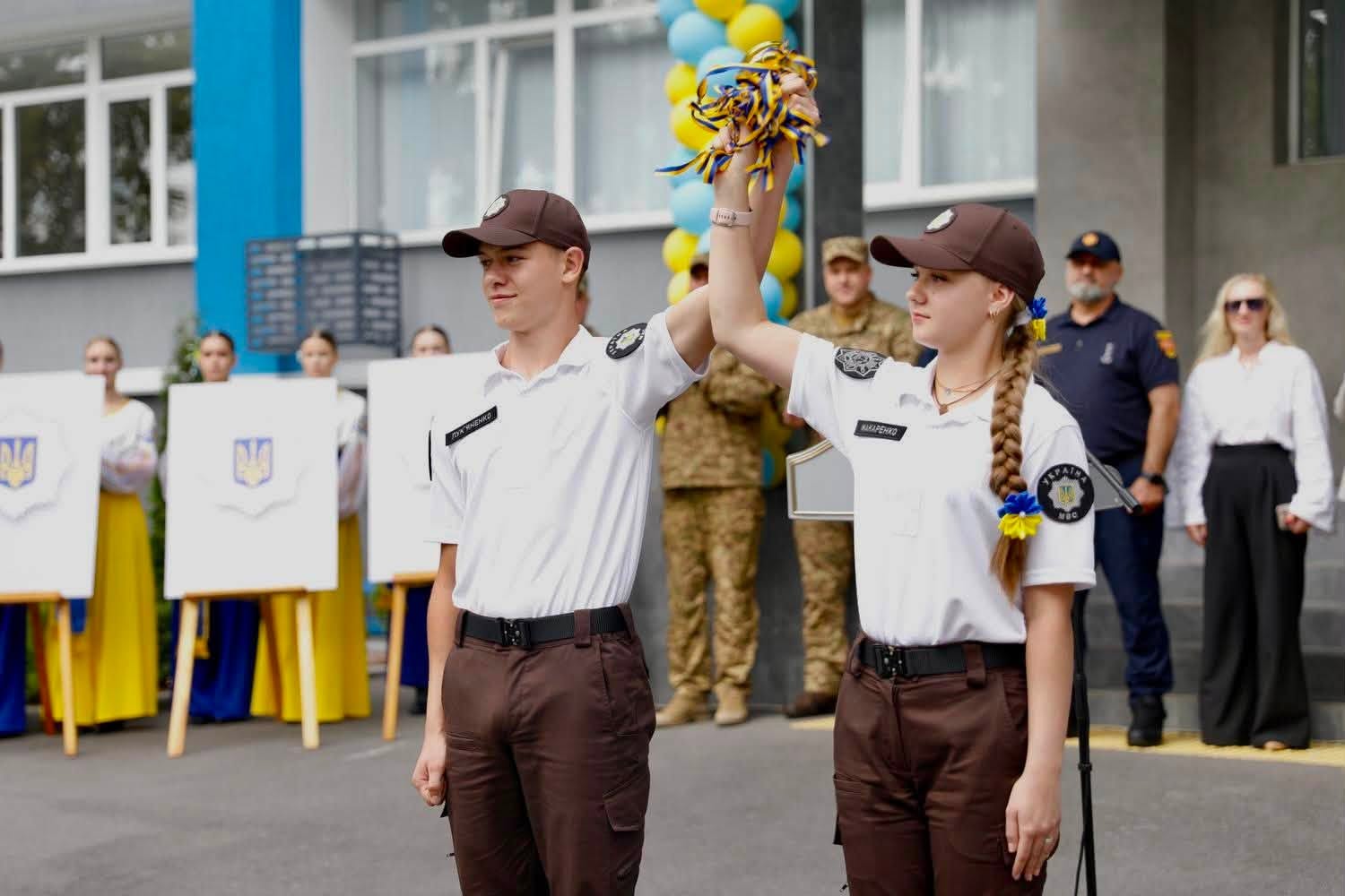 У вінницькому безпековому ліцеї вітали першокурсників, ліцеїстів та викладачів
