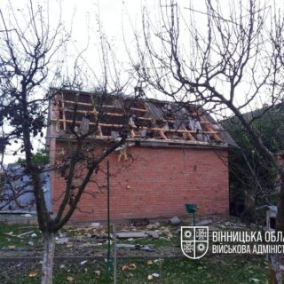 Наслідки падіння БпЛА.