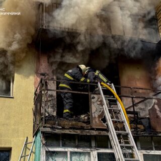 Пожежа в Ладижині.
