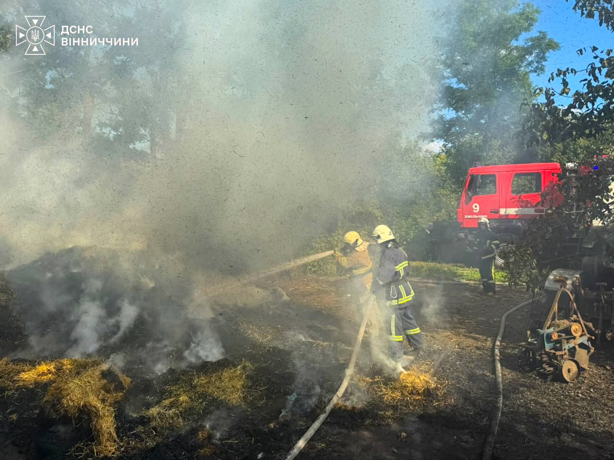 На Вінниччині сталося 8 пожеж, 5 із них — на відкритих територіях