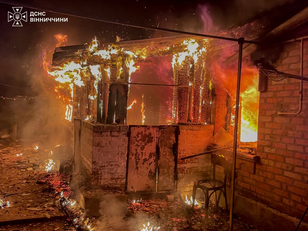 У Вінницькому районі під час пожежі загинув чоловік