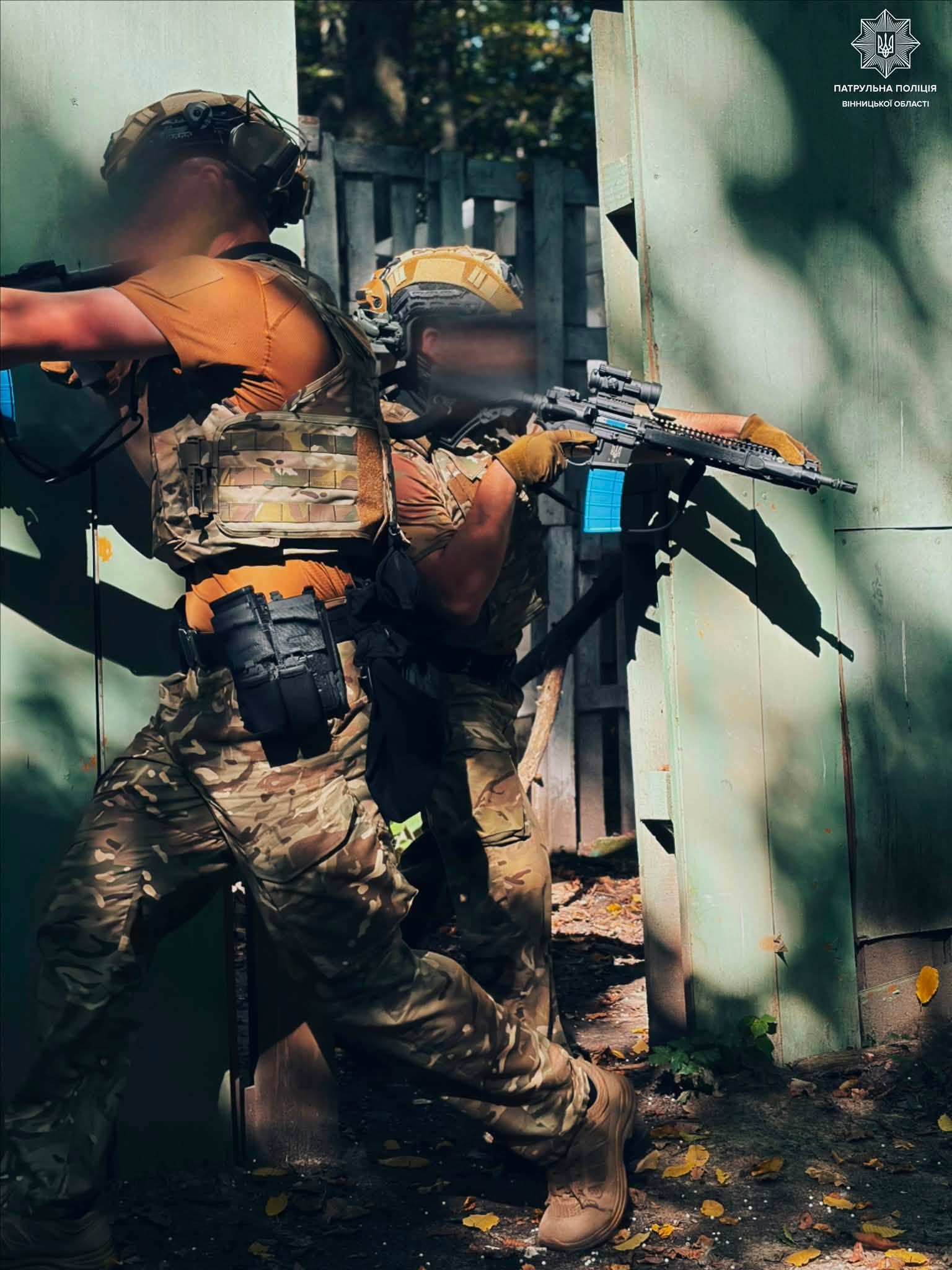 У Вінниці поліцейські з TacTeam провели тактичне навчання. Фото