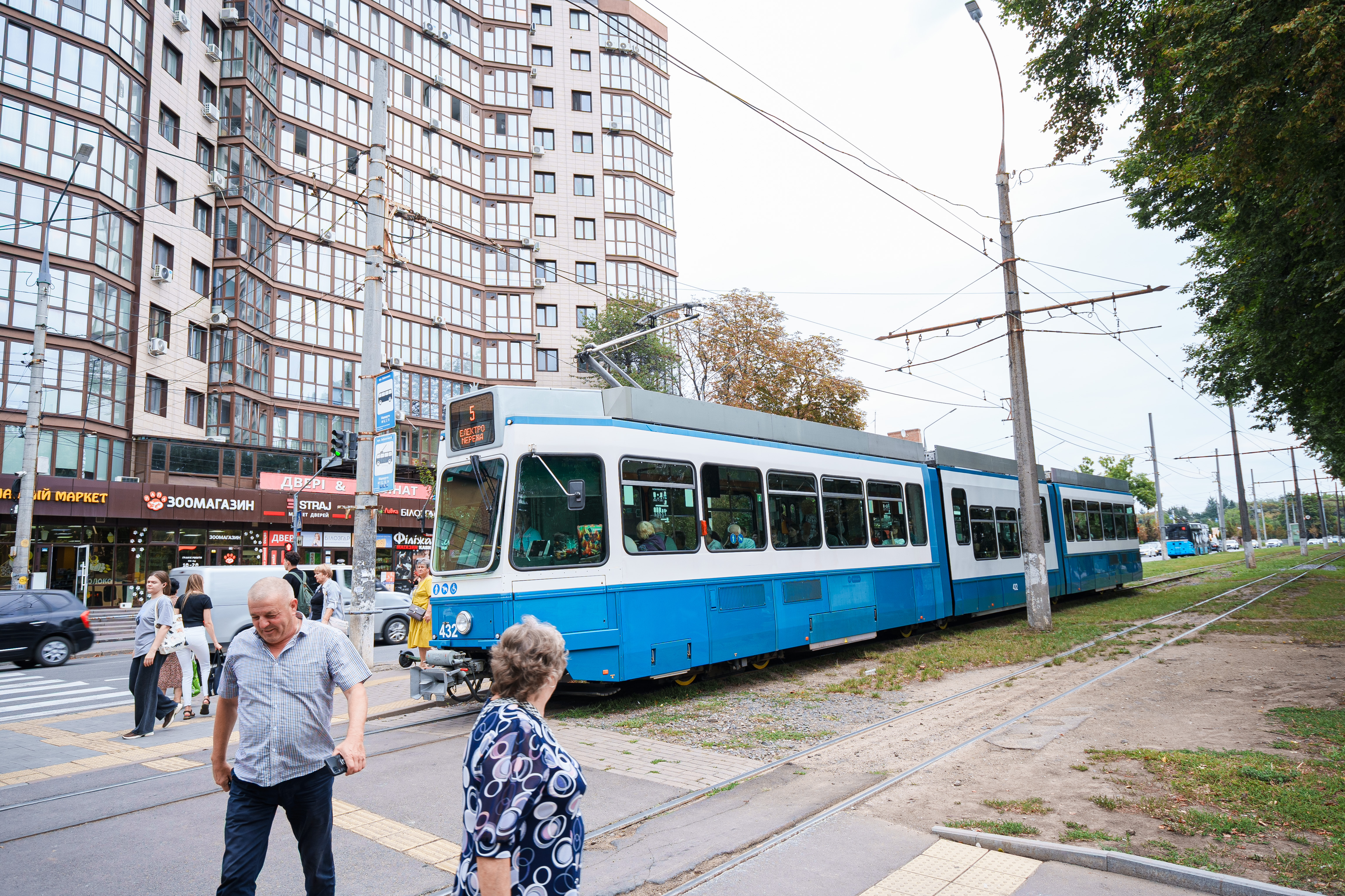 У Вінниці на маршруті №5 працює ще один трамвай Tram2000
