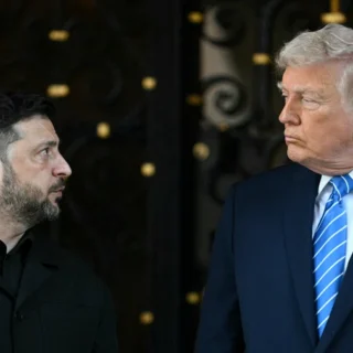 Зеленський та Трамп.