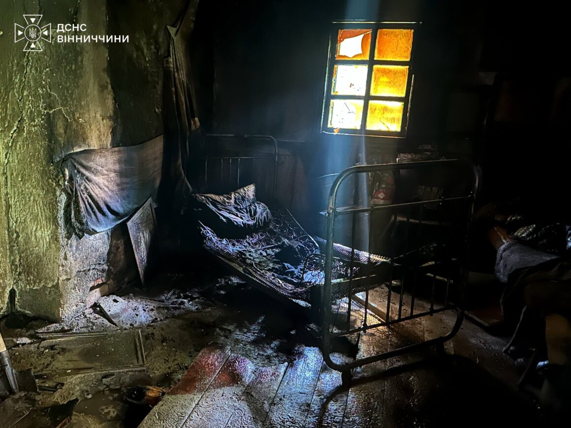 На Вінниччині під час пожежі загинув чоловік