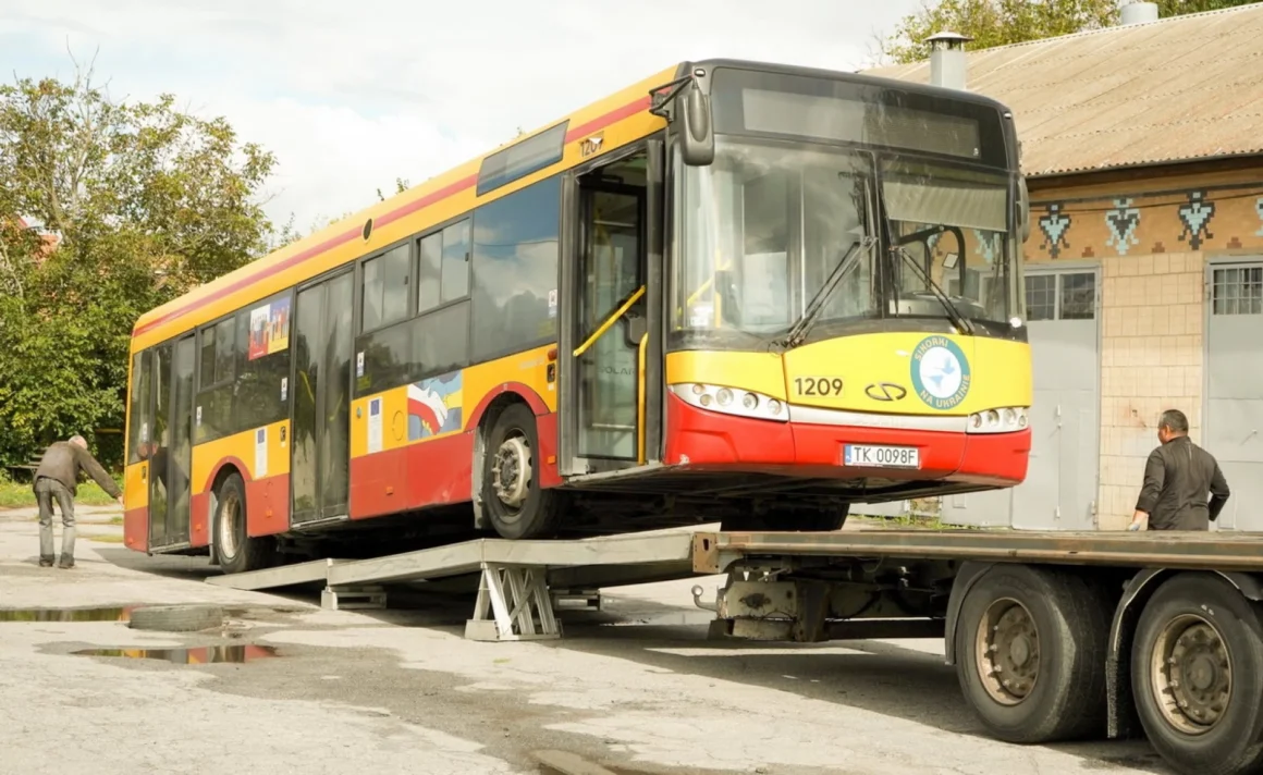 Перші три автобуси з Кельце днями виїдуть на маршрути Вінниці