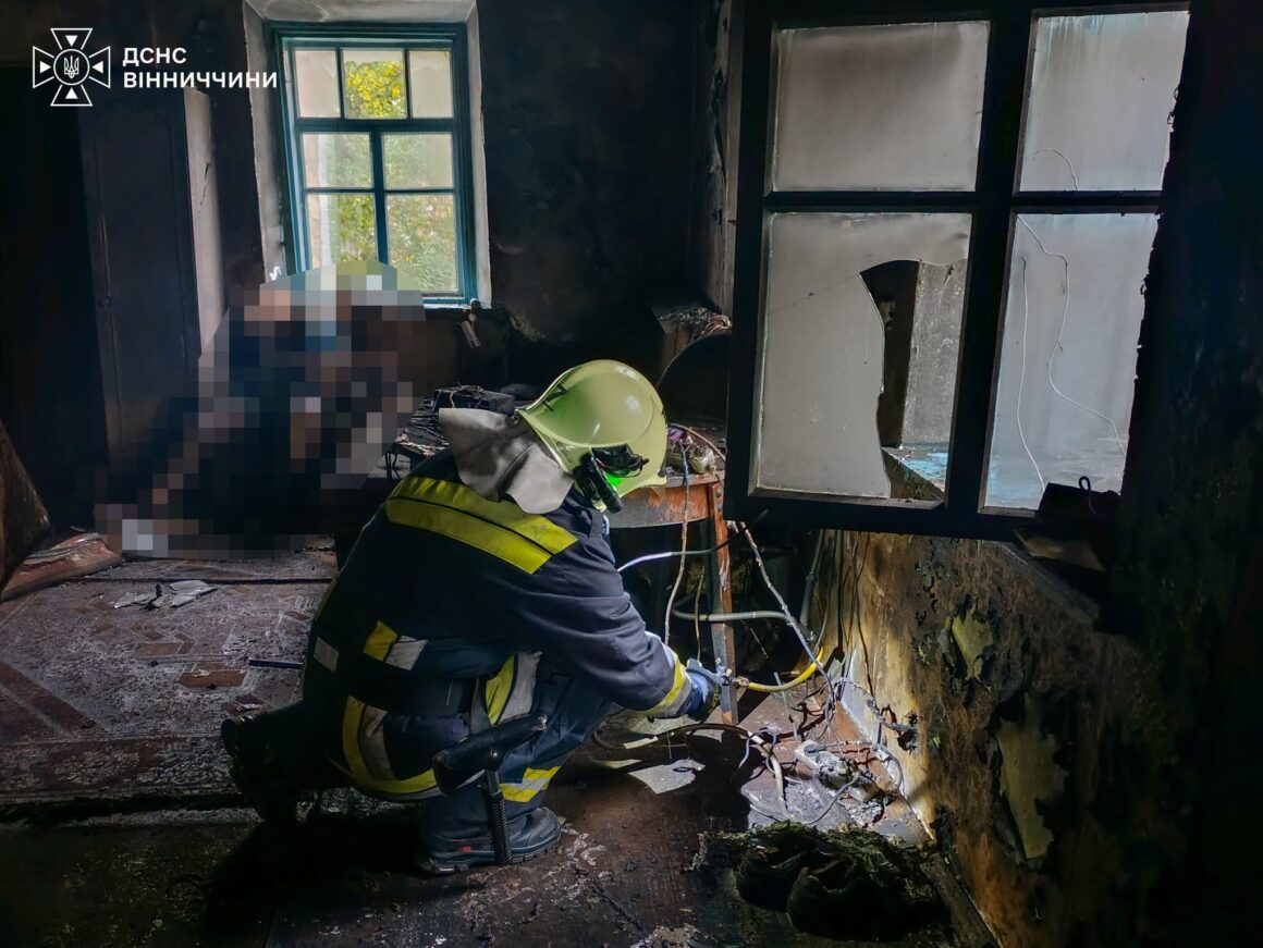 На Вінниччині під час пожежі загинув 71-річний чоловік