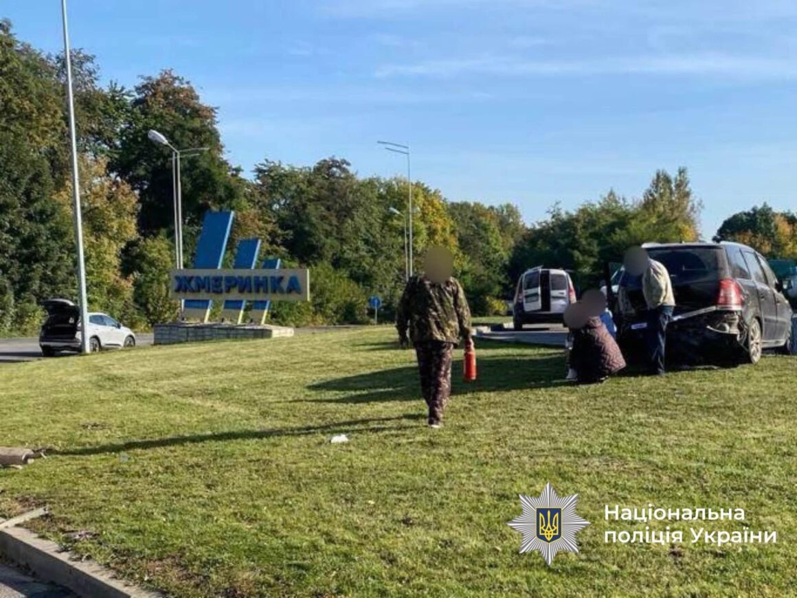 У аварії поблизу Жмеринки травмувалися водій та пасажирка