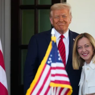 Мелоні та Трамп.