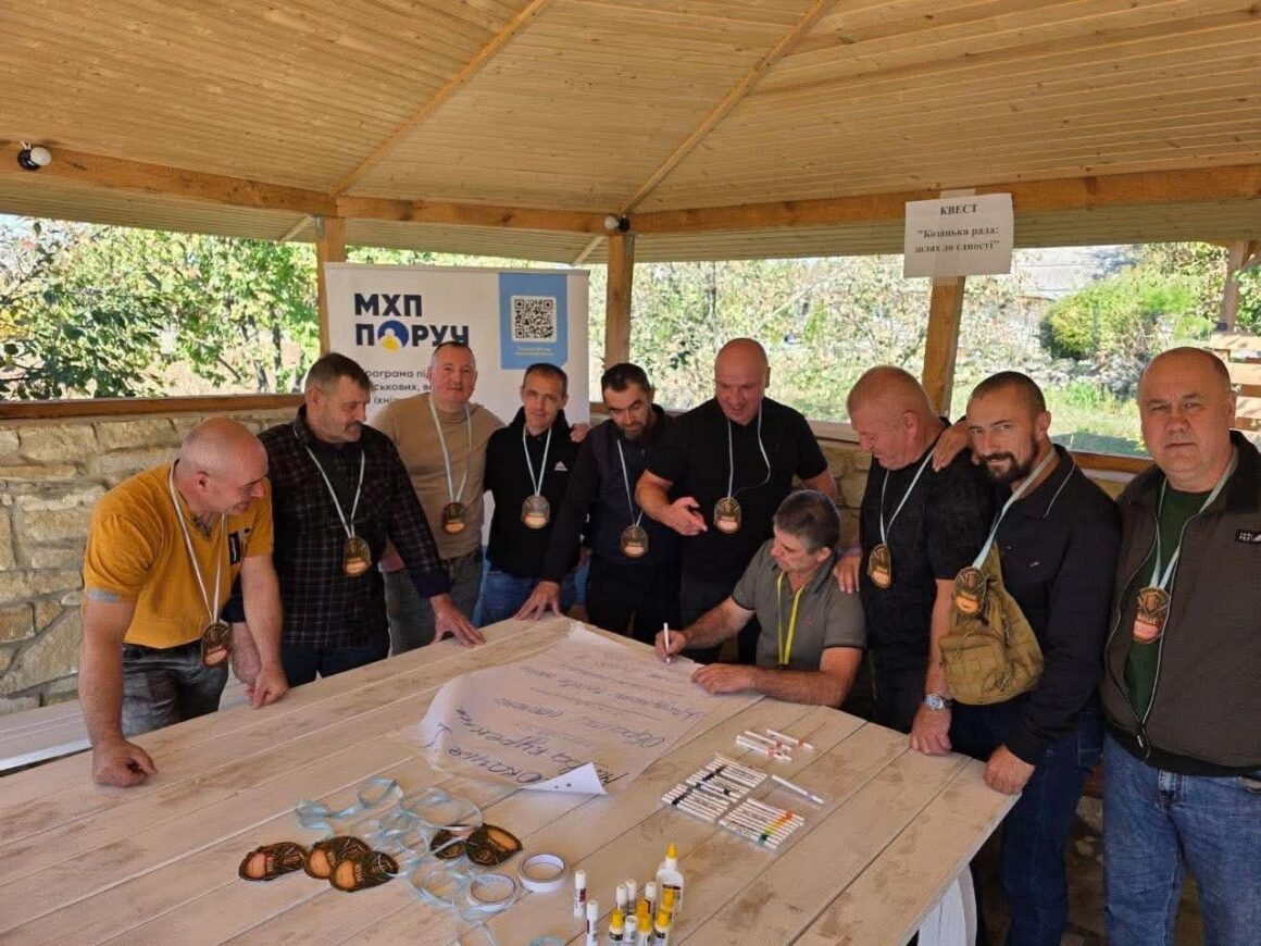 Ветерани Вінницького хабу МХП взяли участь у «Козацьких забавах» в Буші