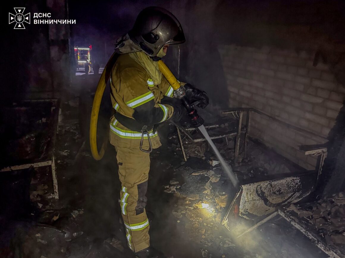 У Вінницькій області за добу ліквідували 6 пожеж