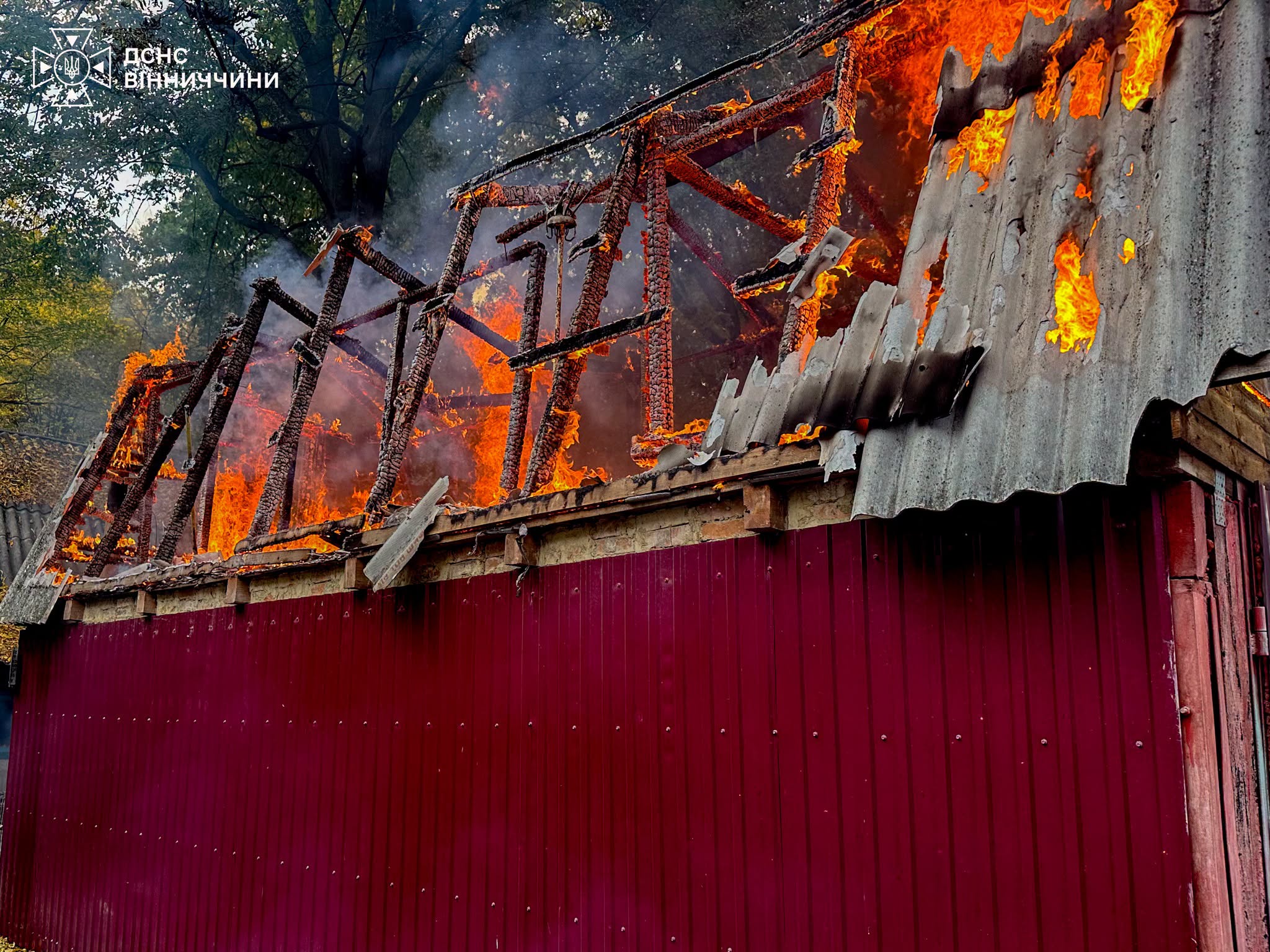 У Вінницькій області за добу ліквідували 6 пожеж