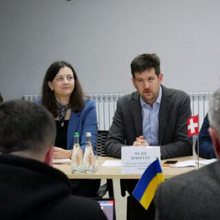 Делегація швейцарського посольства.