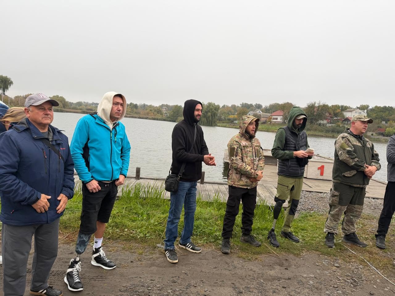 На «Цурерні» під Вінницею провели змагання з риболовлі серед ветеранів