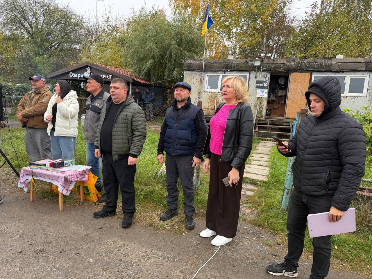 На «Цурерні» під Вінницею провели змагання з риболовлі серед ветеранів