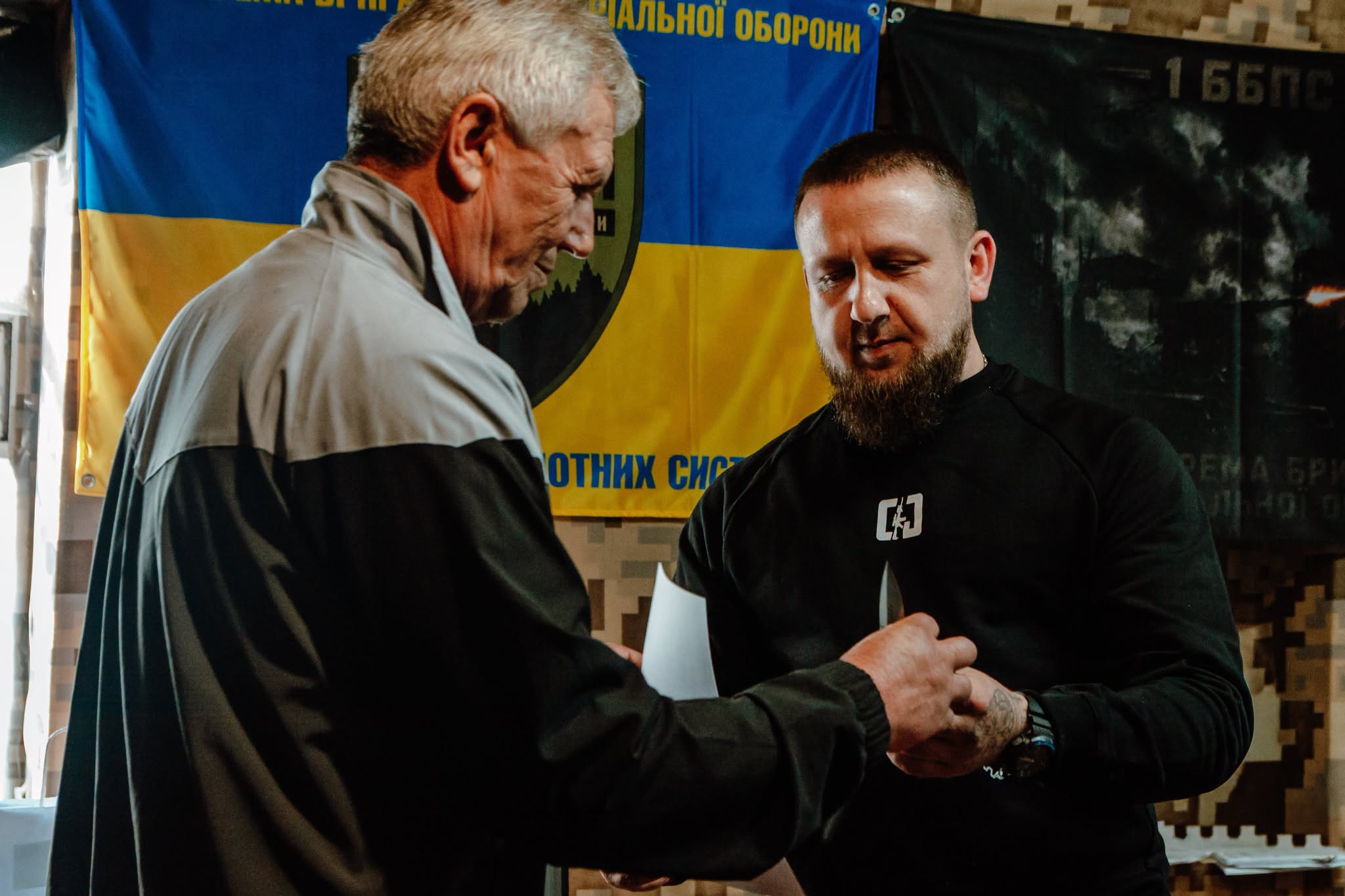 Військовим першого батальйону вінницької бригади тероборони вручили нагороди