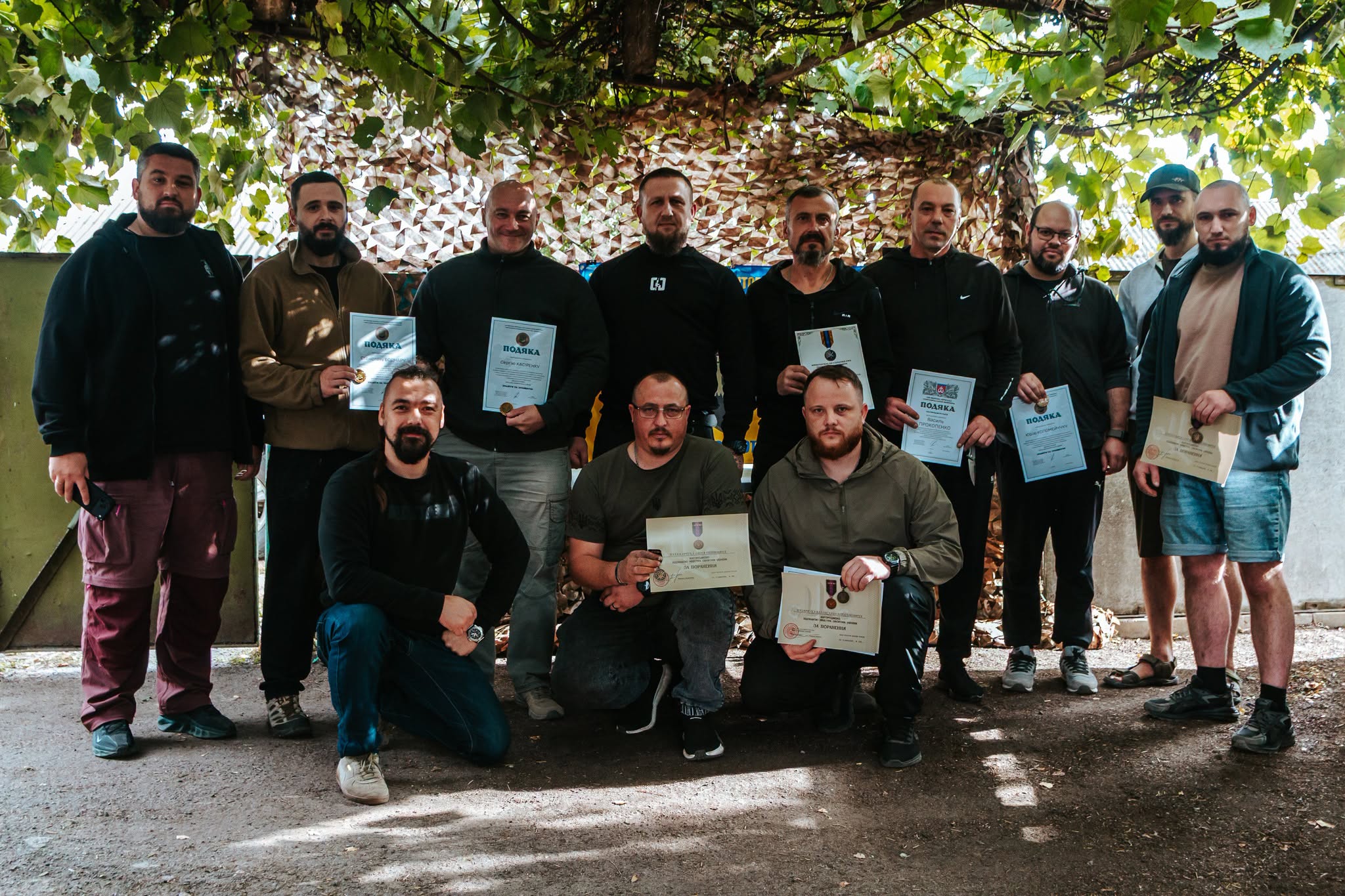 Військовим першого батальйону вінницької бригади тероборони вручили нагороди